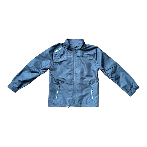 CCM BLACK RINK JACKET BOYS GIRLS UNISEX COAT ICE HOCKEY RINK COAT JACKET - Picture 1 of 3